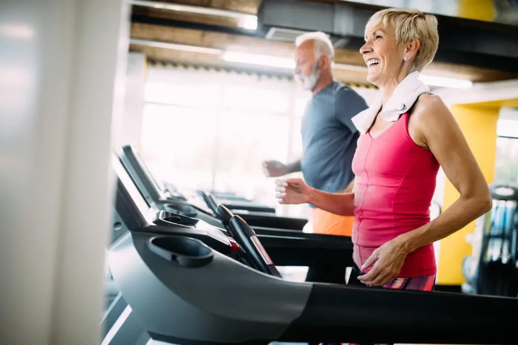 Seniors on Treadmill