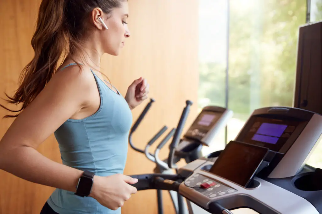 Woman on Treadmill