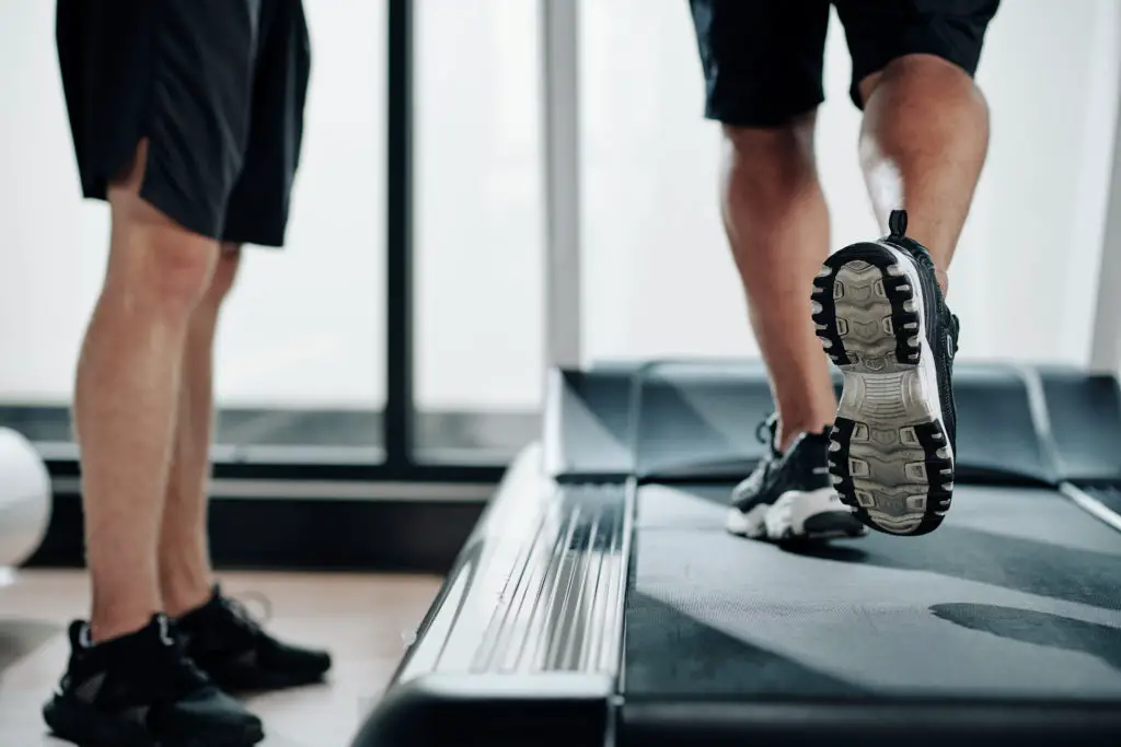 Warming Up On Treadmill