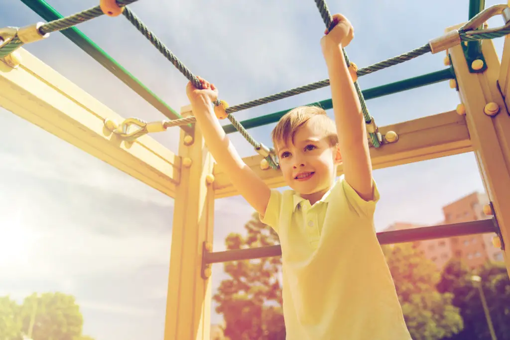 Kid on Playground