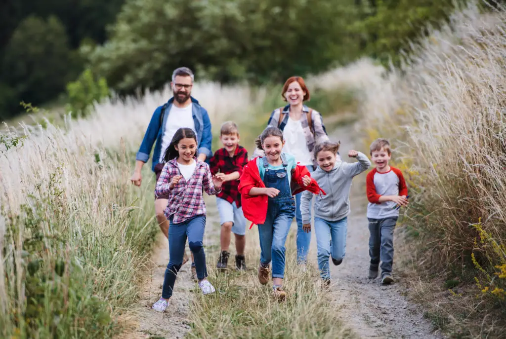 Group of Children in Nature