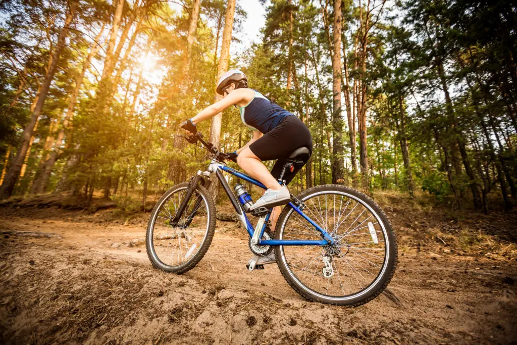 Woman on Bike