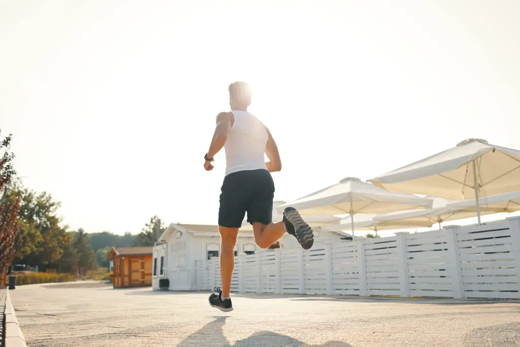 Man Running in the Morning