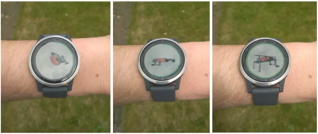 Garmin Vivoactive 4 Animated Exercises